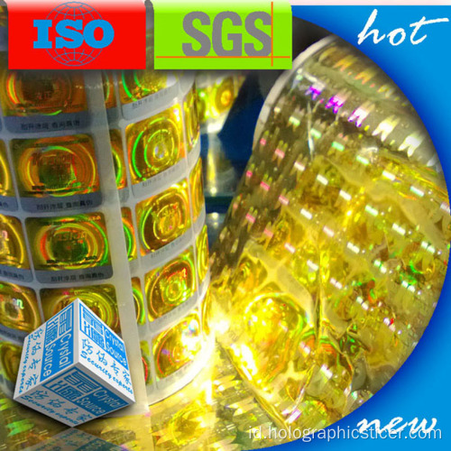 Label Keamanan QR Code Hologram Khusus